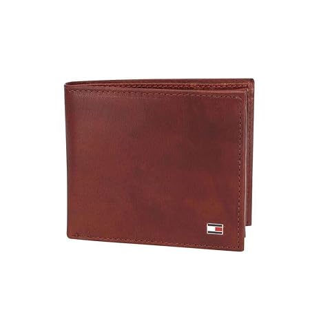 Tommy Hilfiger Brown Leather Men's Wallet (8903496147858)