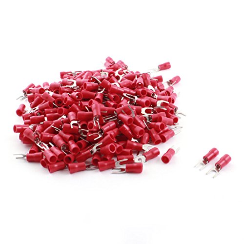 3M Spade Terminal Vinyl Insulated #8 22-18 Gauge RED-75PK