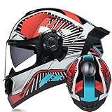 ▶ Certificación de seguridad: el casco cumple con la norma de seguridad DOT FMVSS-218 / ECE R22-05, lo que significa que el producto ha sido aprobado por todo el tráfico rodado europeo y americano y es una herramienta de seguridad muy importante en su vida al aire libre.