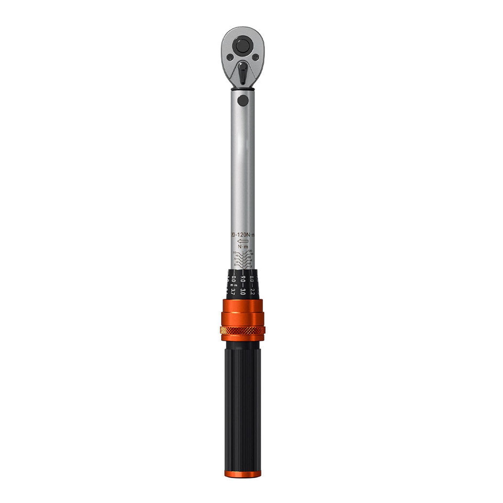 YUHANG Torque Wrench,3/8",1/2",1/4",Maximum 400Nm,72 Teeth/Bidirectional/Quick Release Button/Laser Scale/Anti-Slip Handle/Audible Alert,Suitable for Motorcycle and Car Maintenance (3/8"（5-60Nm）)