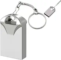 Pendrive Mini 32GB com Chaveiro, USB 2.0, Alta Velocidade, Super Leve, Liga de Alumínio, Compacto e Portátil, Compatível C/Computador Pc Windows/Linux/Mac (1)