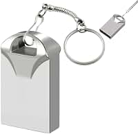 Pendrive Mini 32GB com Chaveiro, USB 2.0, Alta Velocidade, Super Leve, Liga de Alumínio, Compacto e Portátil, Compatível C/Computador Pc Windows/Linux/Mac (1)