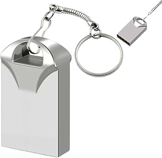 Pendrive Mini 32GB com Chaveiro, USB 2.0, Alta Velocidade, Super Leve, Liga de Alumínio, Compacto e Portátil, Compatível C/Computador Pc Windows/Linux/Mac (1)