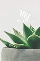 Vista 1 de My note book cactus picture Cactus Pattern Ruled NotebookJournal - Hardcover Notebook with Premium Thick Paper, 6"×9" Perfect for Office Home School