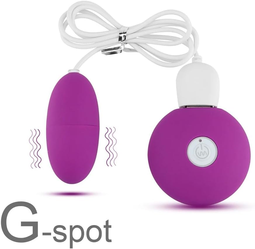 Vibrator Multi-Mode Egg Vibrators Vibrating Jump Egg Clitoral G-spot Vibrator Bullet Vibrators Sex Toys for Women(Purple)