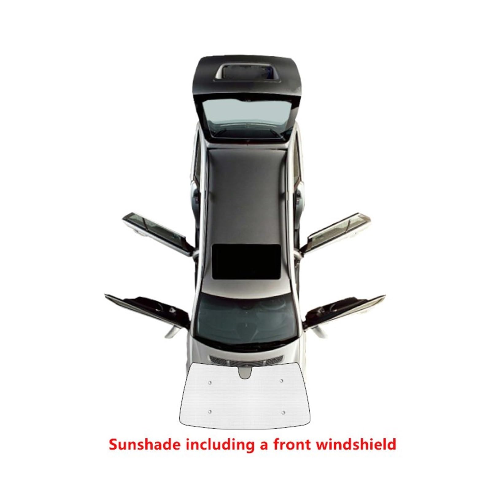 Tendine Parasole Coperture Complete Parasole Parabrezza Finestra Protezione Solare Visiera Per Citroen C4 MK1 Hatchback 2004 2005 2006 2007 2008 2009 2010 Parasole Auto Bambini ( Misurare : Front Wind