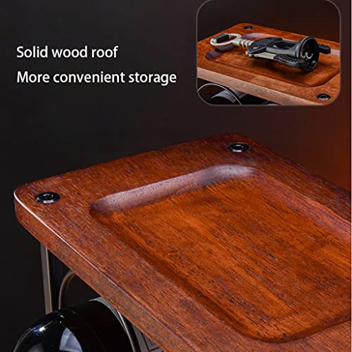 Soporte para botellas de vino RUVOO para 6 botellas y 2 copas miniatura 5