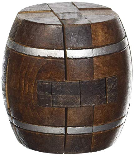 Project Genius: True Genius Powder Keg Puzzle, Wooden Puzzle, Assembly Puzzle, Disassembly Puzzle, Brain Teaser, 3D Puzzle, Medium Difficulty, Ages 14+