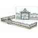 Produktbild MBZ 80108 H0 Schlosszaun Bausatz