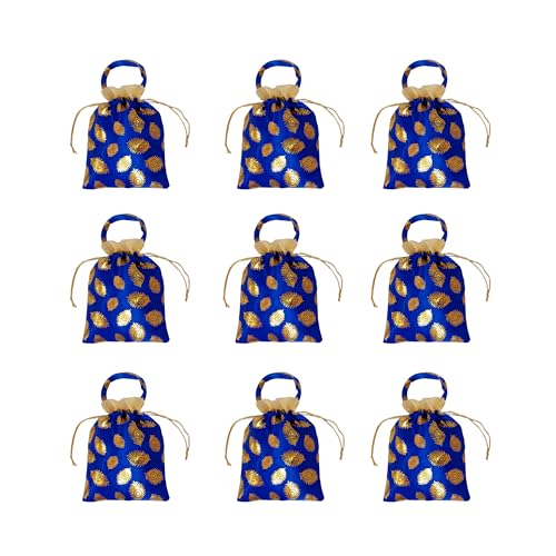 Image of VIG Enterprises Silky And Shiny Potli Batwa Bags /Thamboolam Bags For Wedding Party Return Gifts Party Gifts For Guest-