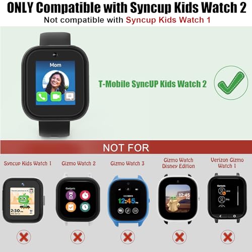 Écran Sync Up Kids Watch 2 brisé ? Protégez-le avec 2 coques PC rigide - 2