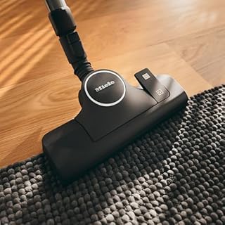 Miele Boost CX1 Bagless Canister Vacuum Cleaner, Lightweight, Compact and Corded with Vortex Technology, Universal Floorhead and AirClean Filter, 41NRE005CDN, Obsidian Black - 5 Year Warranty
