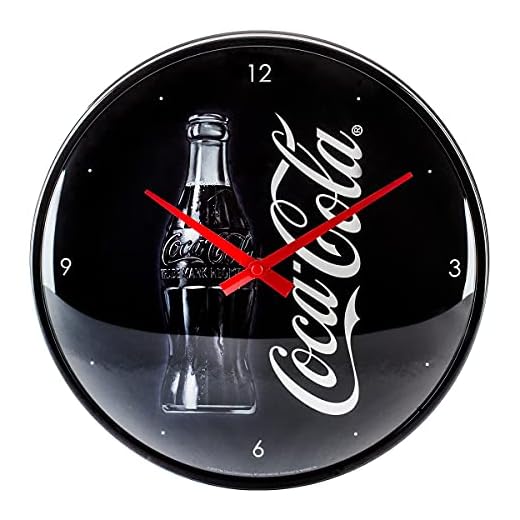 Nostalgic-Art, Reloj Retro de Pared, Coca-Cola Good Taste – Regalo Aficionados a la Coke, Gran decoración para la Cocina, Diseño Vintage, Ø 31 cm