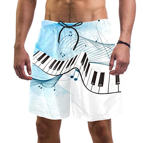 Maillots de bain de plage JDEZ short de piano pour hommes au soleil