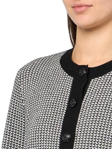 Brooks Brothers Women's Wool Blend Houndstooth Sweater Jacket3