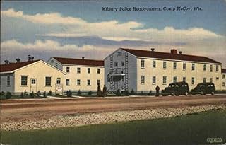 Military Police Headquarters, Camp McCoy Fort McCoy, Wisconsin WI Original Antique Postcard