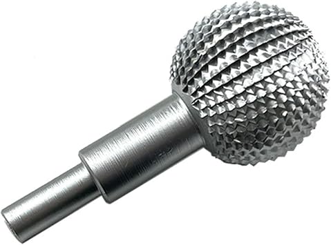 SagaSave Sphere Rotary Steel Ball Grinding Head Power Carving Tool Wood Polishing Engraving Drilling Bits for Wood Grinding Silver