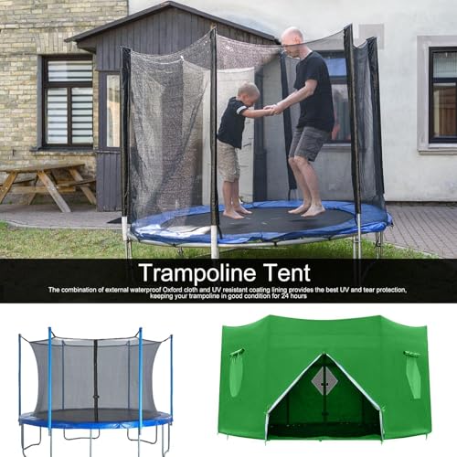 Tienda para trampolín de jardín: refugio solar e impermeable para el patio o césped 3