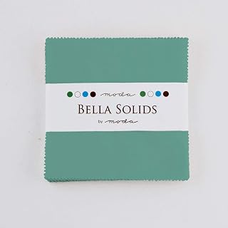 Bella Solids Charm Pack Betty Teal 9900PP-126 by MODA