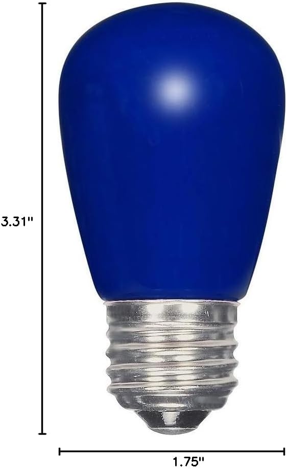 Satco S9172 Medium Light Bulb in Bronze/Dark Finish, 3.31 inches