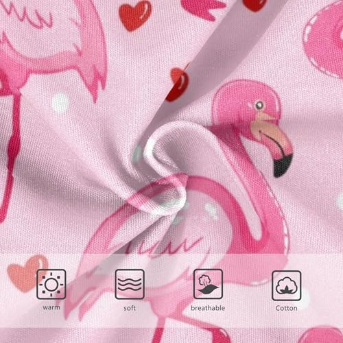Cotton Girls Underwear Toddler Cute Flamingos Pink Cute Panties Girl Flower Briefs Kids Undies 2t3
