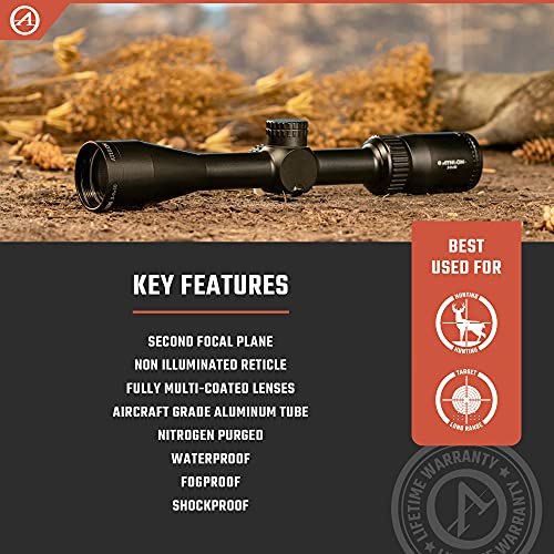 Athlon Optics , Neos , Riflescope , 3-9 X 40 Second Focal Plane (Sfp) 1" Tube, Center X Reticle #TOP3