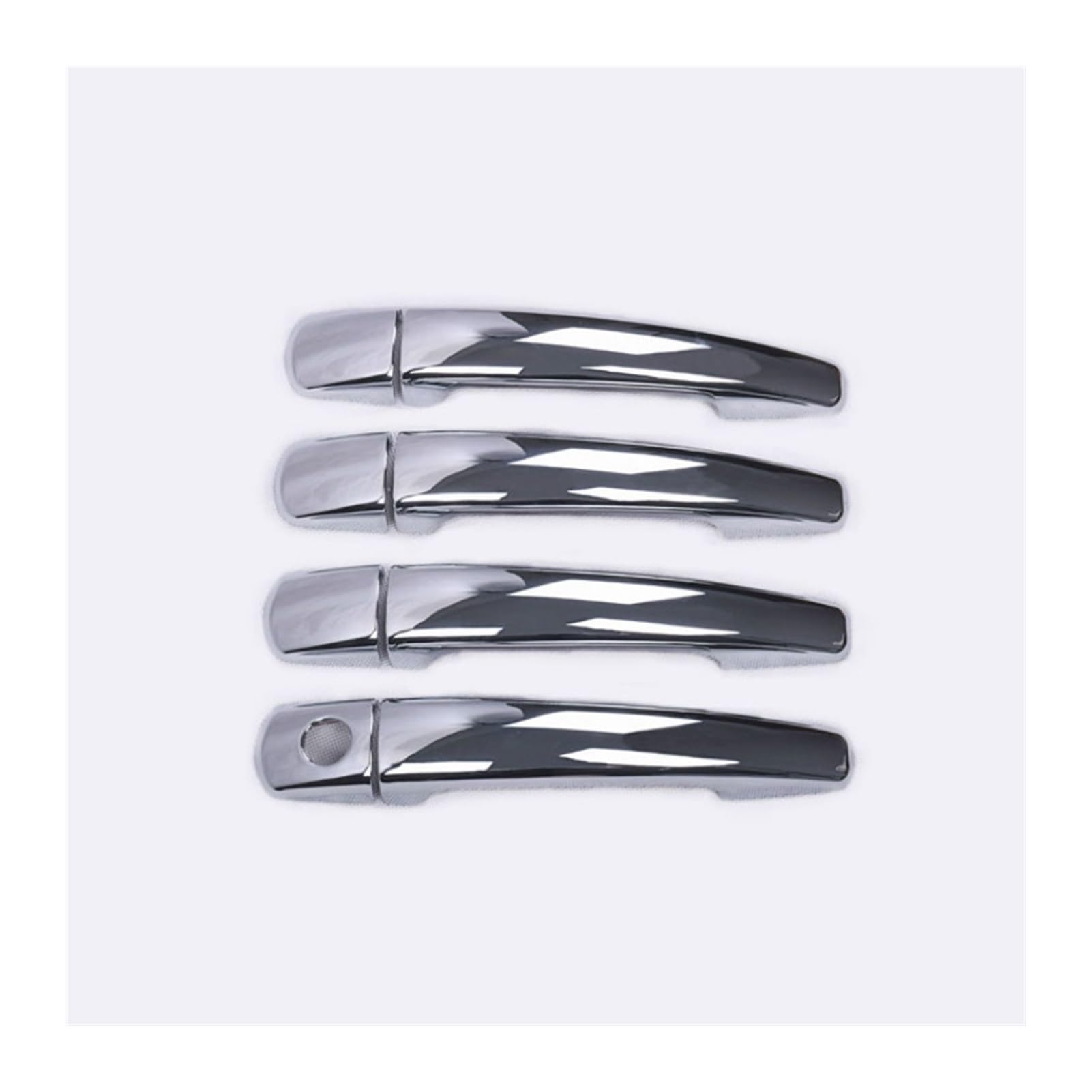 Couvercle de poignée de porte Peugeot silver look chrome antibuée