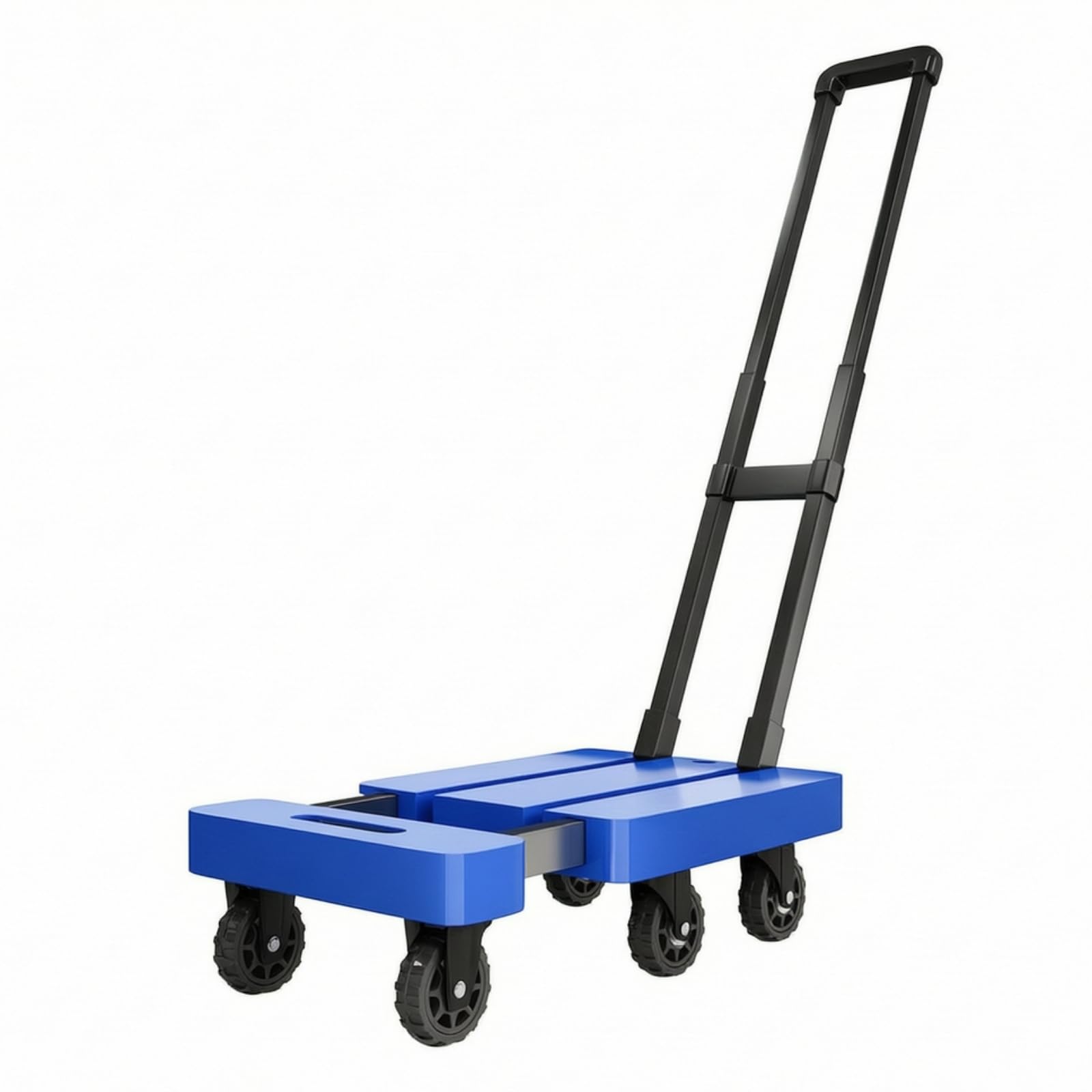 Base Plegable Portátil Transportador Plegable Carga Compacto Base para Repartidores, Transportistas, Mudanza, Almacén, Azul