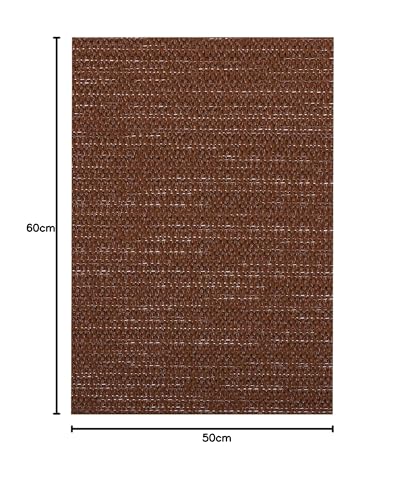 Alfombra de microfibra suave Lisa con diseño geométrico 3