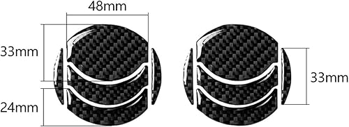 Miniatura 8 de Adhesivos decorativos para Nissan 350Z 370Z Z34 2009-2020 de fibra de carbono para interiores, salida de aire, cubierta de ventilación para el