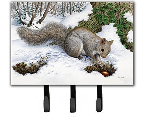 Grey Squirrel Leash or Key Holder