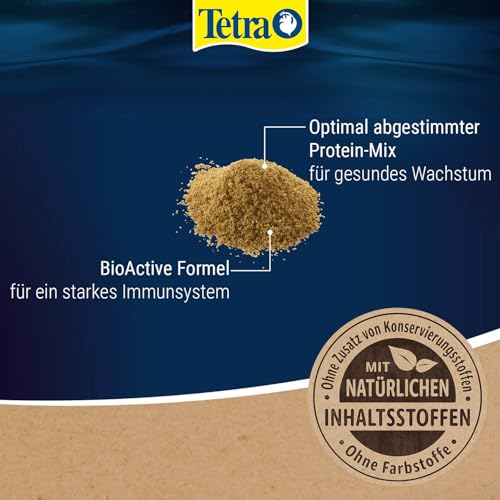 TetraMin Baby - Fischfutter in Form von Mikro-Flocken für die Zierfischbrut bis 1cm Länge, spezielles Wachstumsfutter, 66 ml Dose