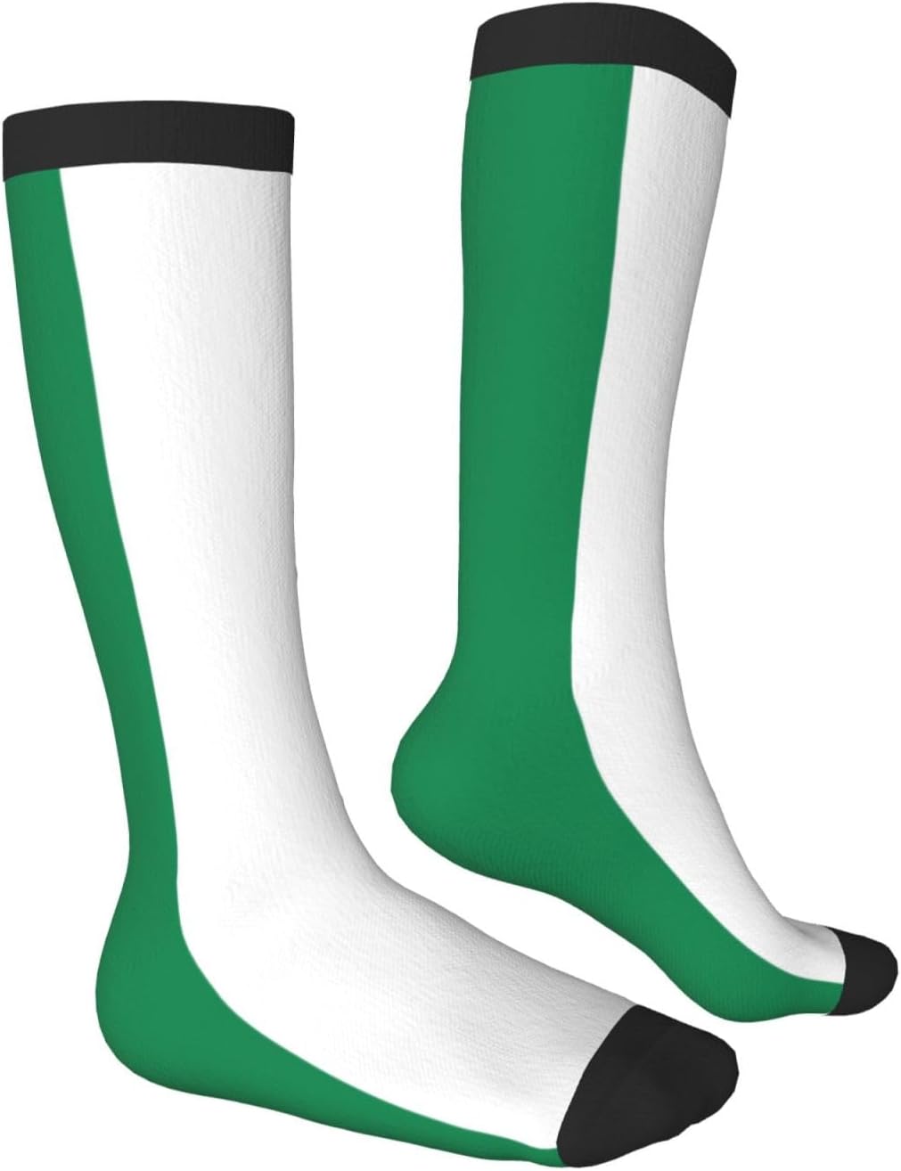 Flag Of Nigeria Print Adult Socks, Elastic Stretch Socks,Soft Breathable For Daily Sports Casual Wear