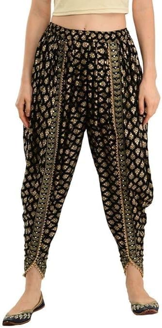 Women's Harem Pants,Printed Dhoti Style Free Size