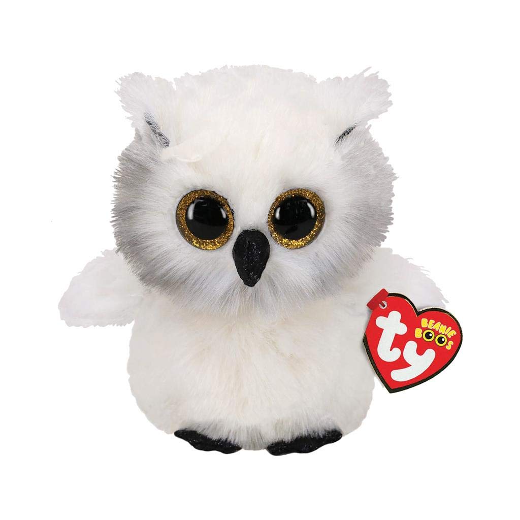 Ty Beanie Boos 15cm Austin The Owl, Perfect Plush