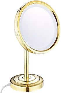 Espejo de tocador de maquillaje con luces LED...