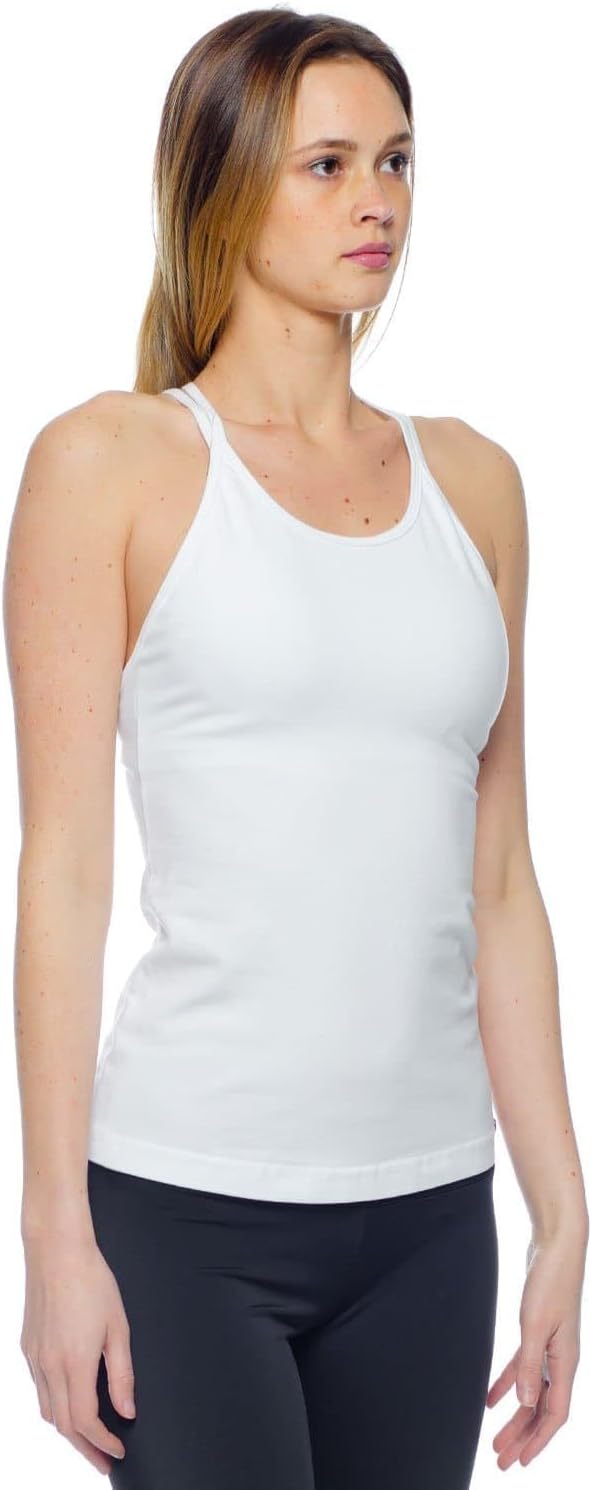 Hard Tail Double Cross Tank White S