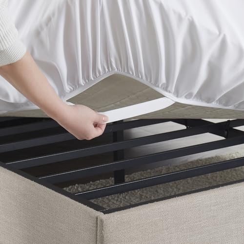 Hearth & Harbor Extra Deep Pocket Twin Fitted Sheet, White by Hearth & Harbor - Used condition - Image 5