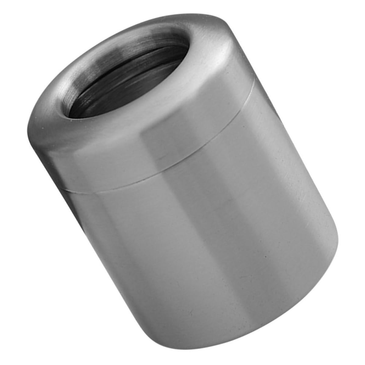 Tofficu Mini Cubo de Basura de Acero Inoxidable 304, Papelera Pequeña de Capacidad 1,5 sin Tapa, Compacta y Resistente para Oficina, Baño y Escritorio, Adecuada para Reciclaje y Uso