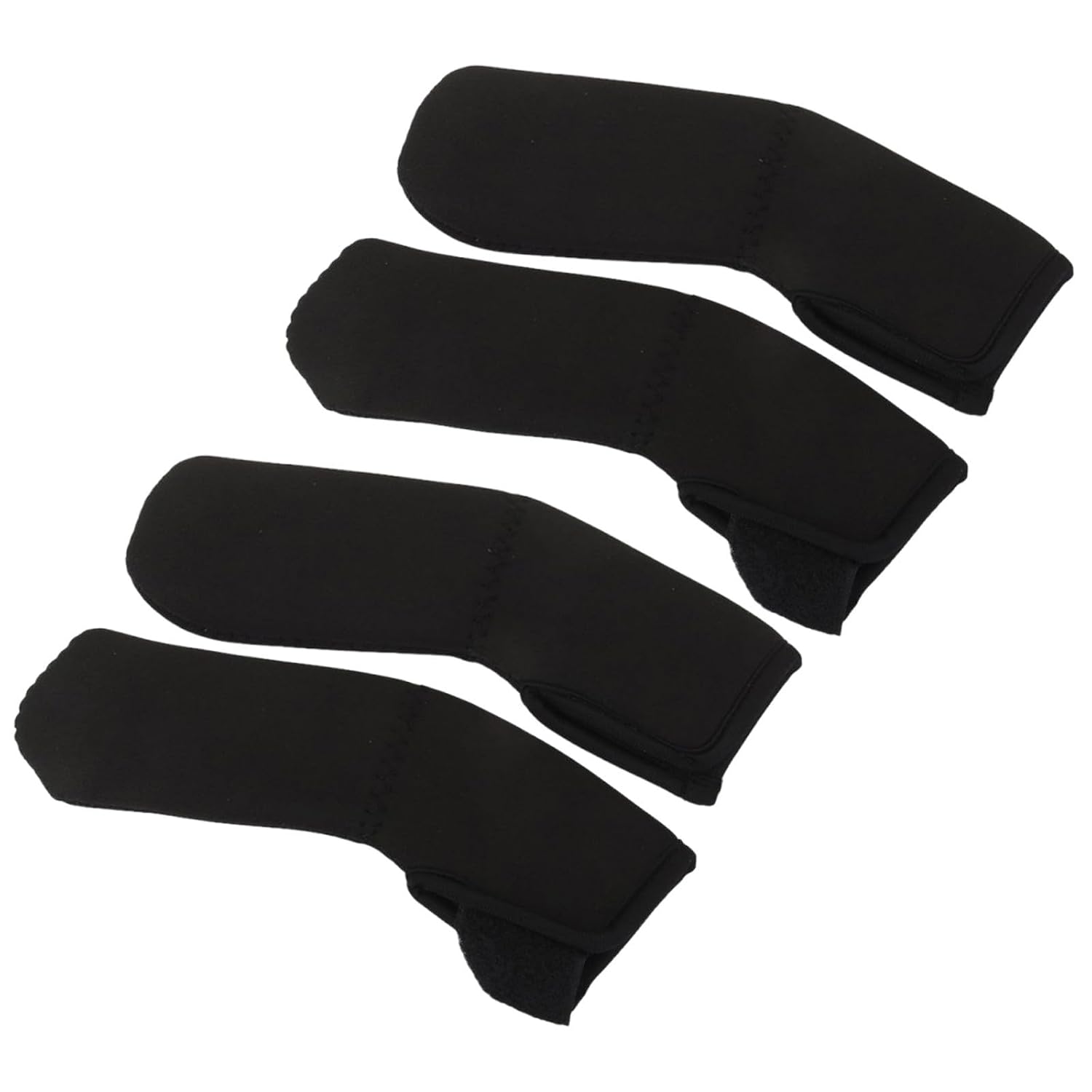 2 Pairs Anti-Cracking Stroller Handle Covers for Stroller and Pushchair Handles, Elastic Cloth Material Soft Padding, Easy Installation, Dust Proof Protector Sleeve for Summer