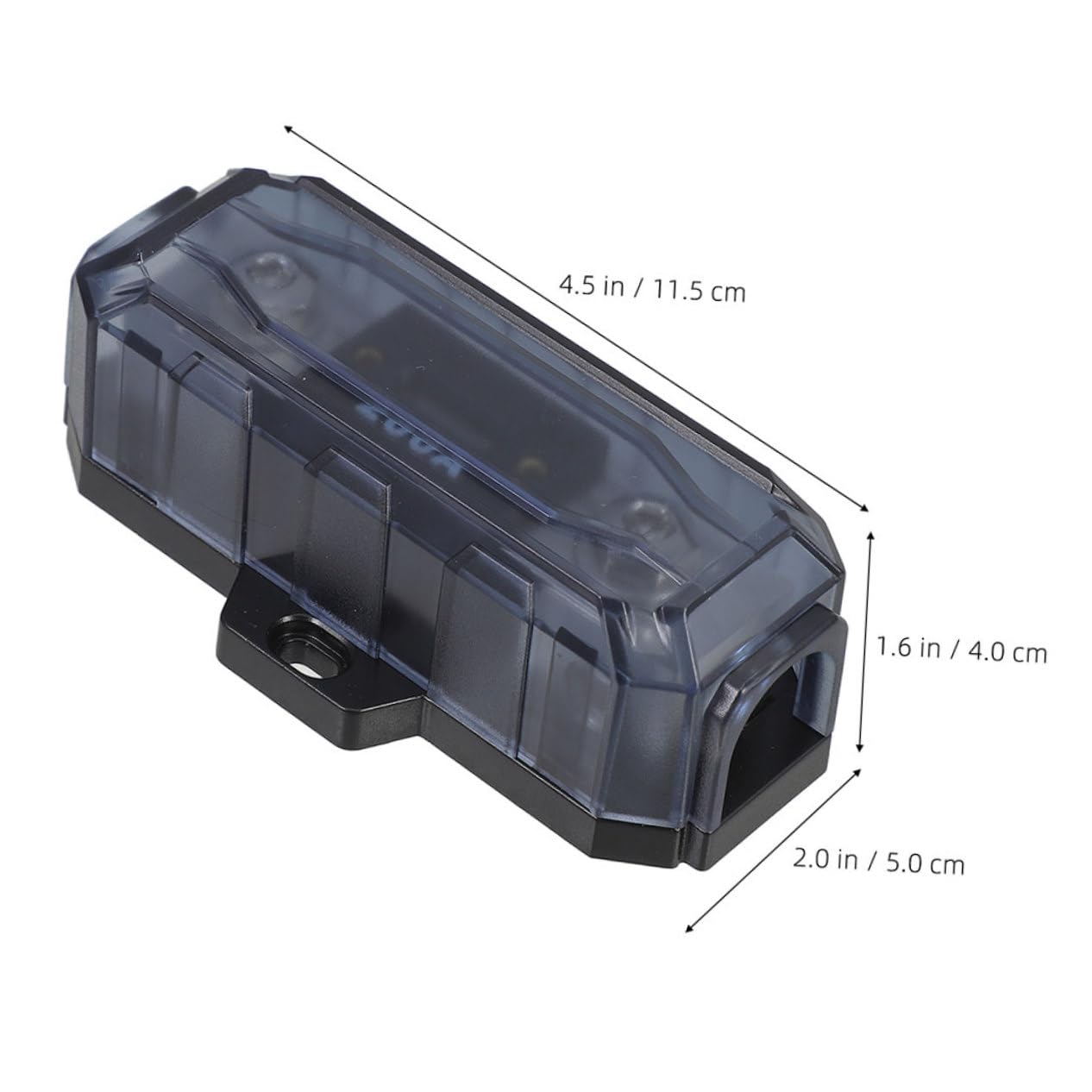 2pcs Fuse Holder for Car Amplifiers Automotive in-line Fuse Block Blade Style Design for Reliable Circuit Protection and Easy Installation