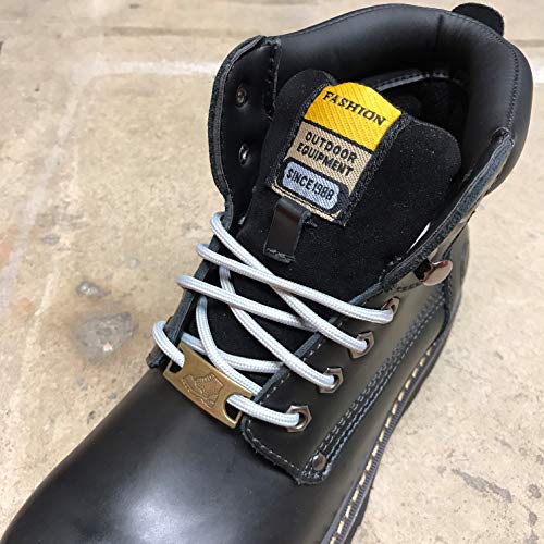 Image of 3 Pairs Heavy Duty Round Boot Laces Shoelaces for Hiking Walking Construction Safety Work Boots Shoes