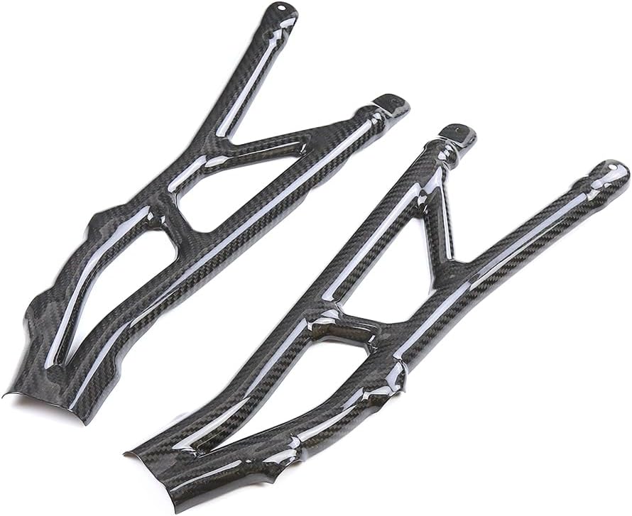 Glossy Twill Weave Carbon Fiber Subframe Covers for BMW S1000RR S1000R M1000RR M1000R 2019-2025, Motorcycle Rear Frame Protectors (Subframe Covers (2019-2025)