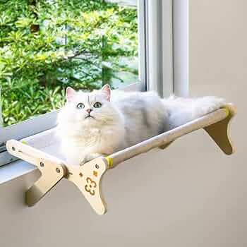 ♦️キャットウィンドウパーチ 木製キャットハンモック 窓用 屋内猫用 ネコ ねこ ♦️キャットウィンドウパーチ 木製キャットハンモック 窓用