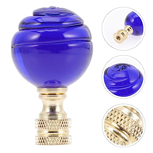Image of OSALADI Shade Knob Decoration for Lamp Shade Knob for Lamp Light Decor Light Screw Caps Accessory Finials for s Finials Glass