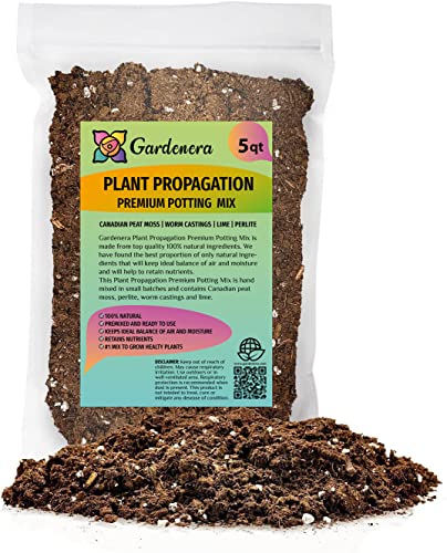 Gardenera Organic Plant Propagation Premium Potting Mix - Achieve Ideal