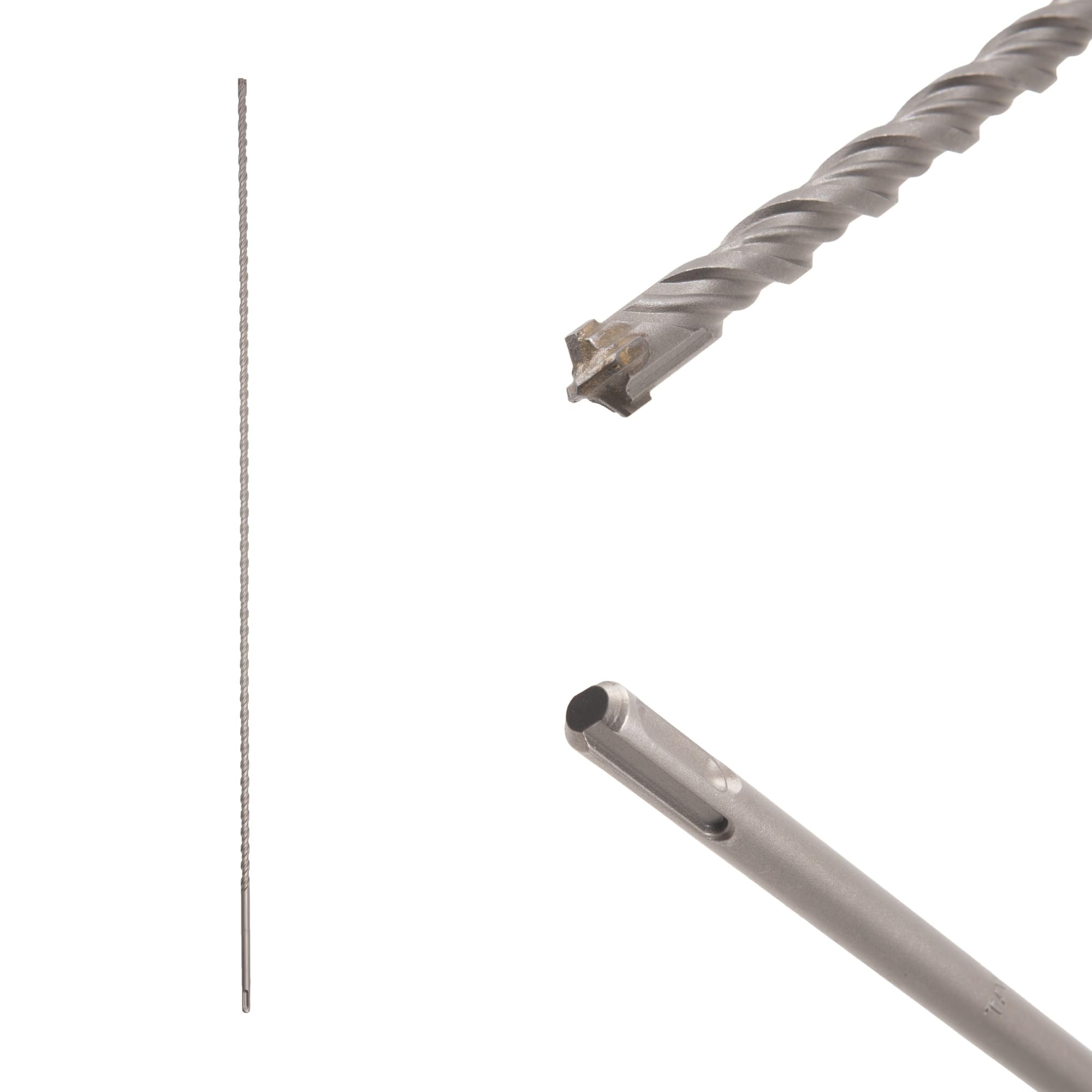 TAPARIA 12mm Cross Point Tip SDS Plus Hammer Drill Bit for Concrete/Masonry Drilling (HDC 121000, 12x940x1000 mm)-Home, DIY, Professional, Construction, Brick, Wall-Drilling-image-21