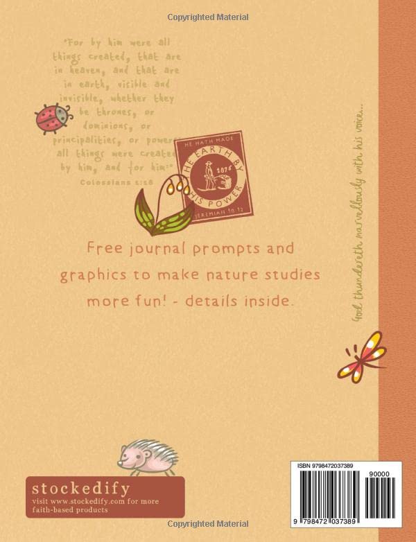This Is My Fathers World - Christian Nature Study Journal for Kids (Brown) - Image 2