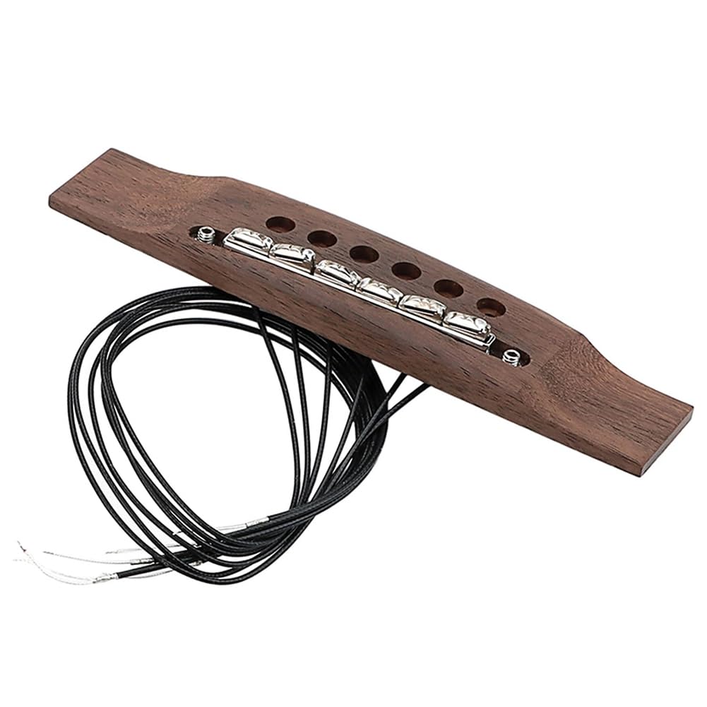 Pickups A Ponte Piezoelettrici per Chitarre Acustiche 6 Corde Componenti di Ricambio Qualità del Suono Granulosa per Chitarra Elettrica.