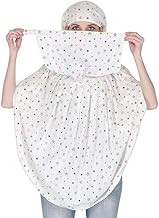 HARIRUP Cotton Long Scarf Cum Mask scarves Usable for vehicle Driver Scarf For Women White Printed Design Breathable Sun Protection Light Weight